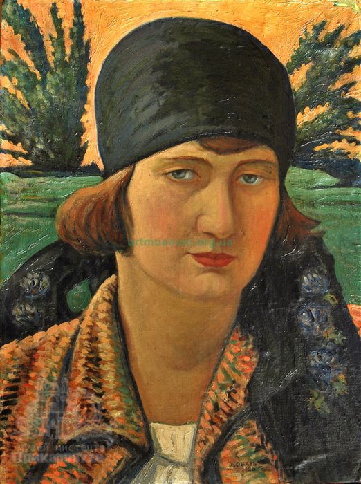 Петро Обаль (1900–1987) «Портрет дружини» - artmuseum.org.ua